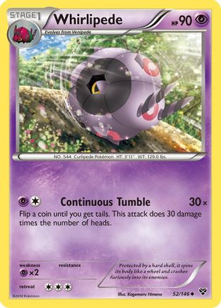 Whirlipede 052/146 - XY Base Set
