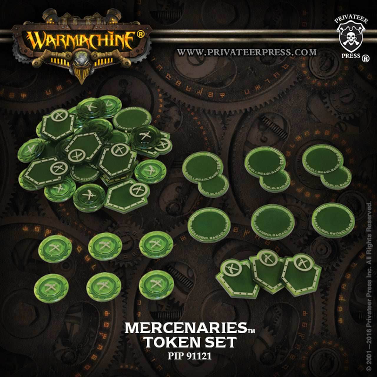 Warmachine: Mercenaries Token Set -