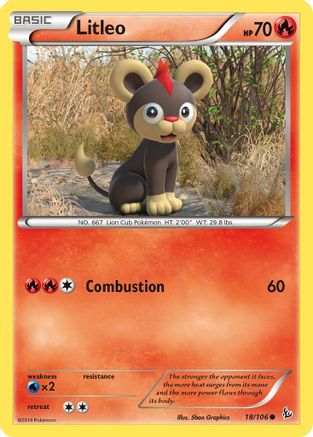 Litleo 018/106 - XY Flashfire