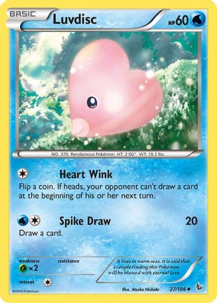 Luvdisc 027/106 - XY Flashfire
