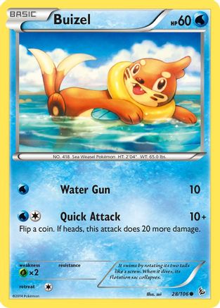 Buizel 028/106 - XY Flashfire
