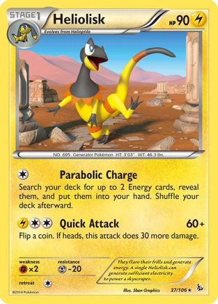 Heliolisk 037/106 - XY Flashfire