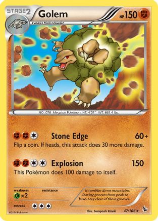 Golem 047/106 - XY Flashfire