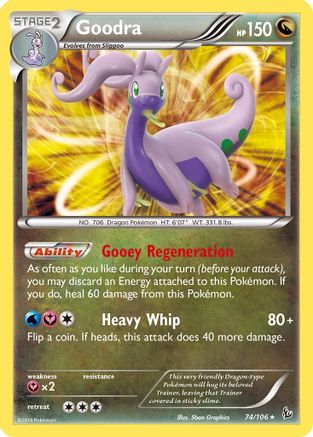 Goodra 074/106 - XY Flashfire Holofoil