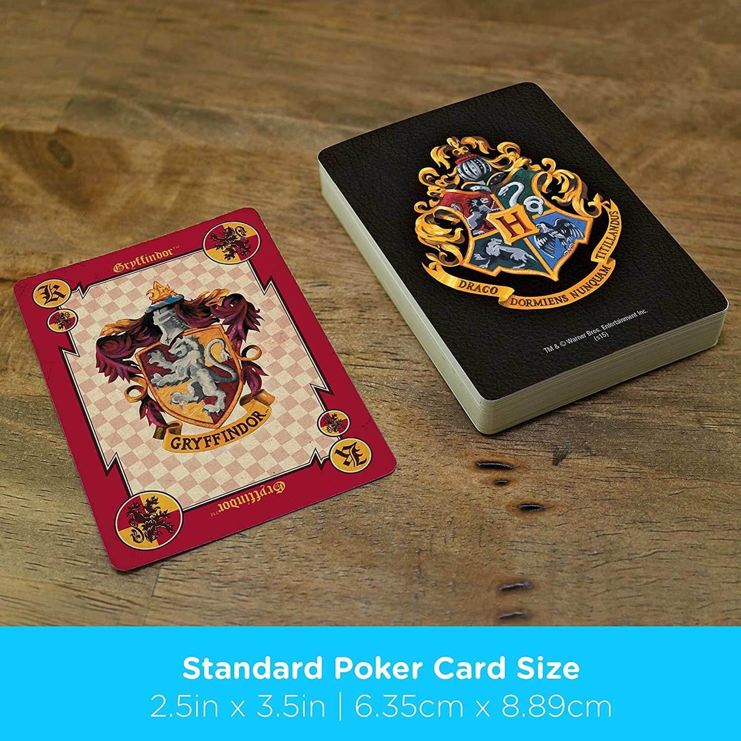 Aquarius Playing Cards: Harry Potter - House Crests -