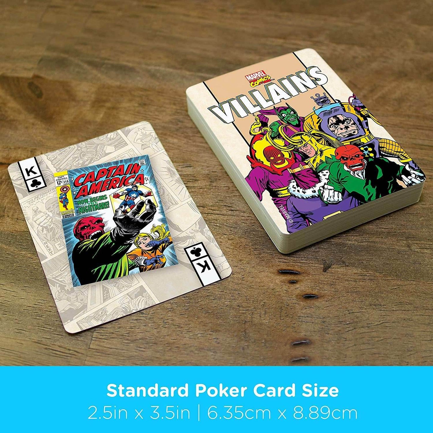 Aquarius Playing Cards: Marvel - Villians Retro -