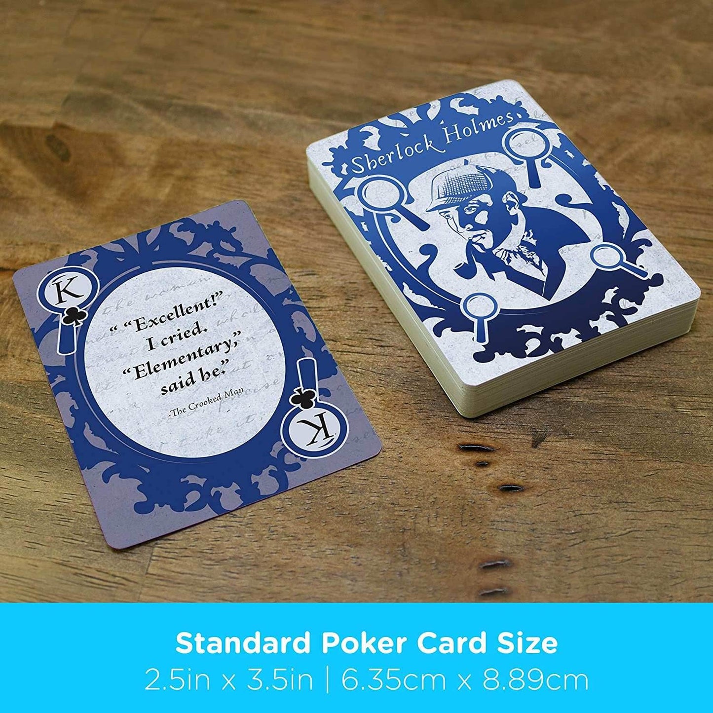Aquarius Playing Cards: Sherlock Holmes Quotes -