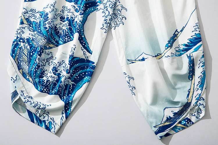 YC134 Great Waves Lightweight Pants - Black / S