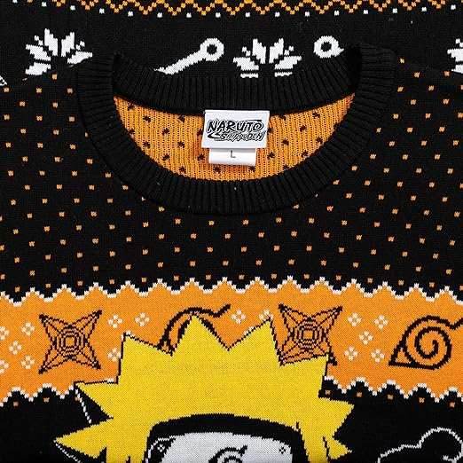 Ripple Junction Naruto Shippuden Sasuke Chibi Sweater - XS