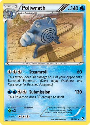 Poliwrath 017/111 - XY Furious Fists Holofoil