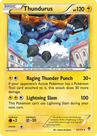 Thundurus 033/111 - XY Furious Fists