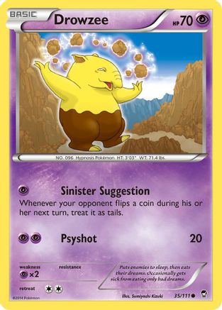 Drowzee 035/111 - XY Furious Fists