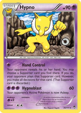 Hypno 036/111 - XY Furious Fists