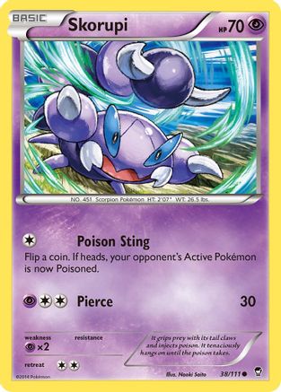 Skorupi 038/111 - XY Furious Fists Reverse Holofoil