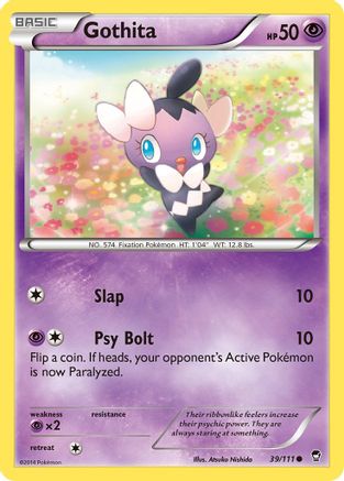 Gothita 039/111 - XY Furious Fists Reverse Holofoil
