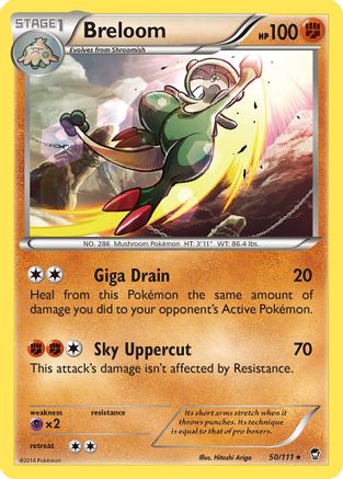 Breloom 050/111 - XY Furious Fists