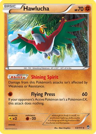 Hawlucha 063/111 - XY Furious Fists Reverse Holofoil