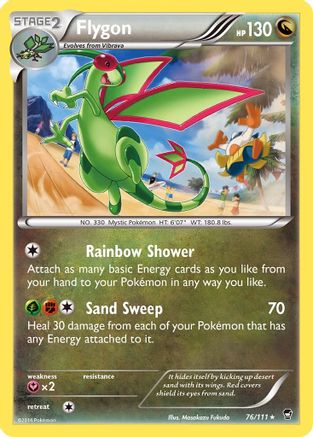 Flygon 076/111 - XY Furious Fists Reverse Holofoil