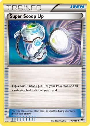 Super Scoop Up 100/111 - XY Furious Fists Reverse Holofoil