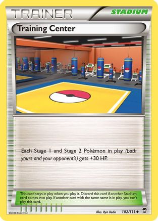 Training Center 102/111 - XY Furious Fists Reverse Holofoil