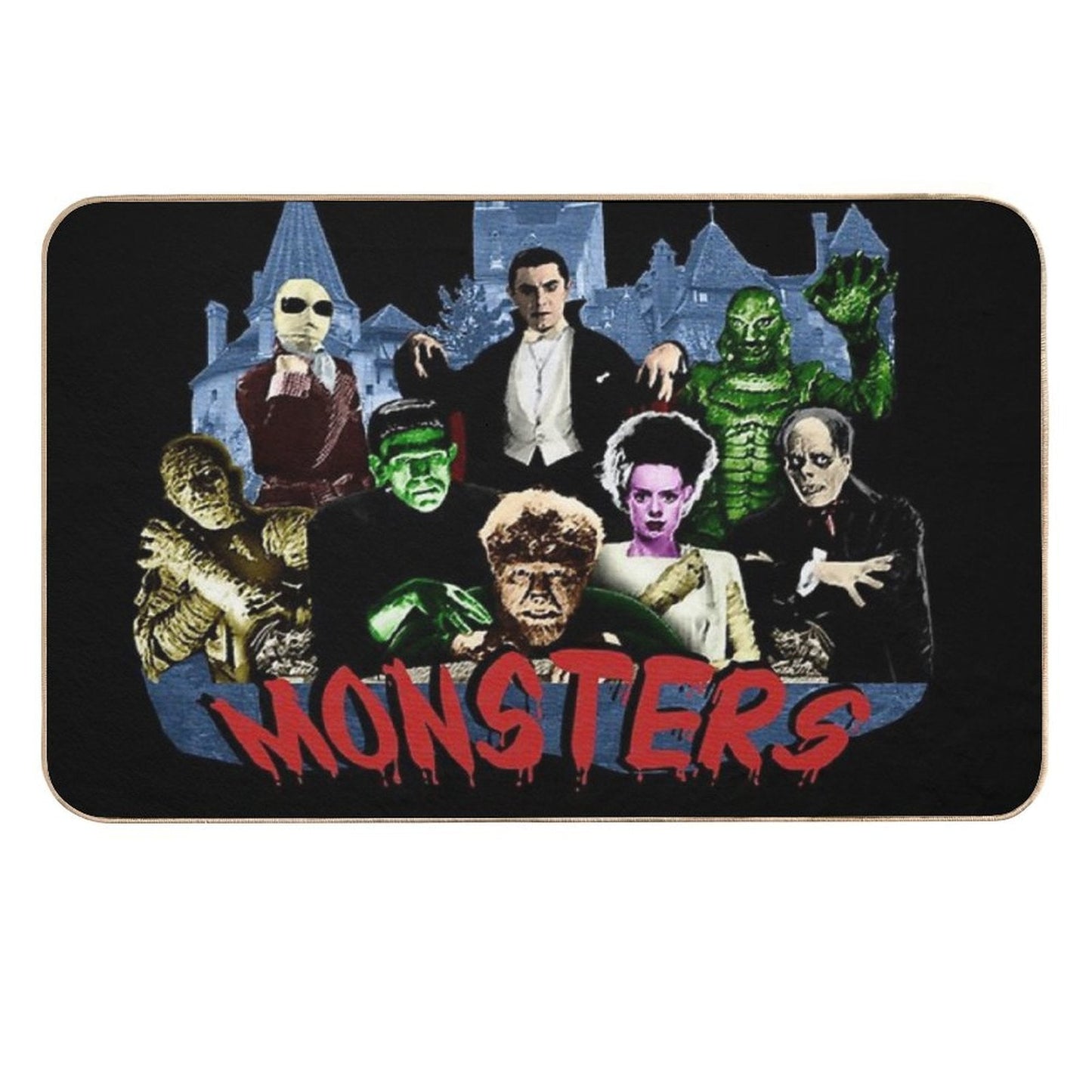 Classic Monsters High-Traffic Bath Mat