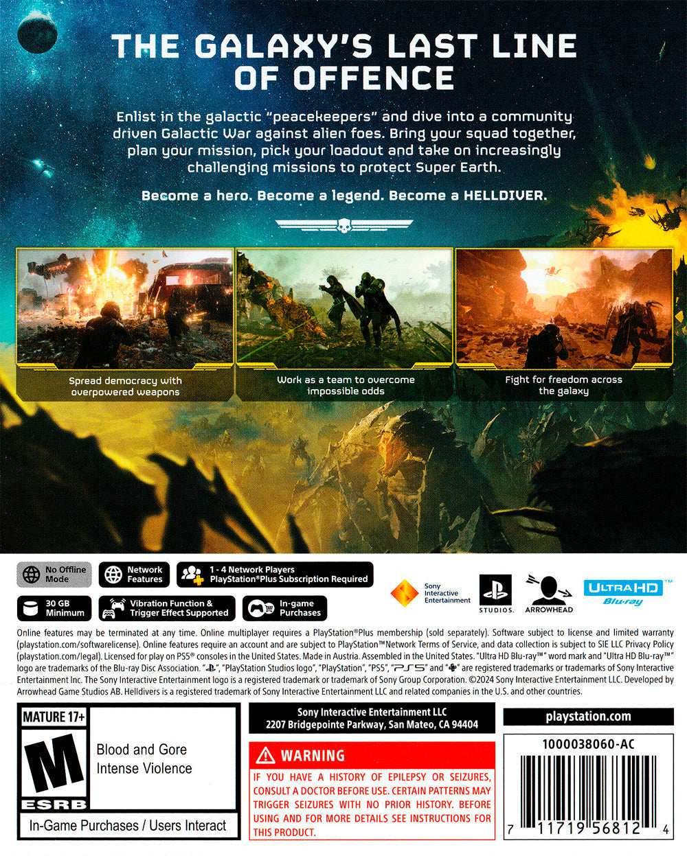 Helldivers II (PlayStation 5) - Brand New