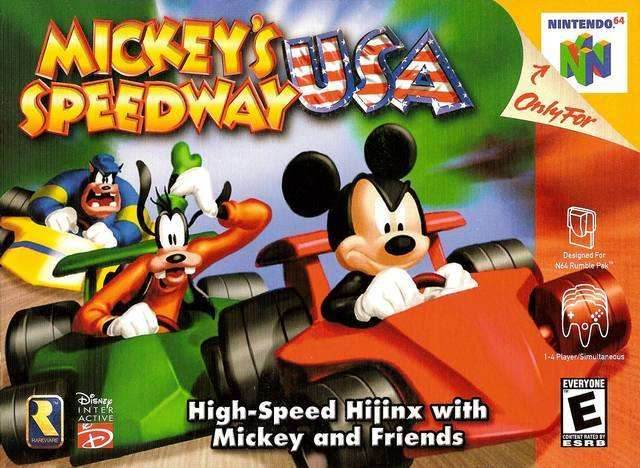 Mickey's Speedway USA (Nintendo 64) - Game Manual Only