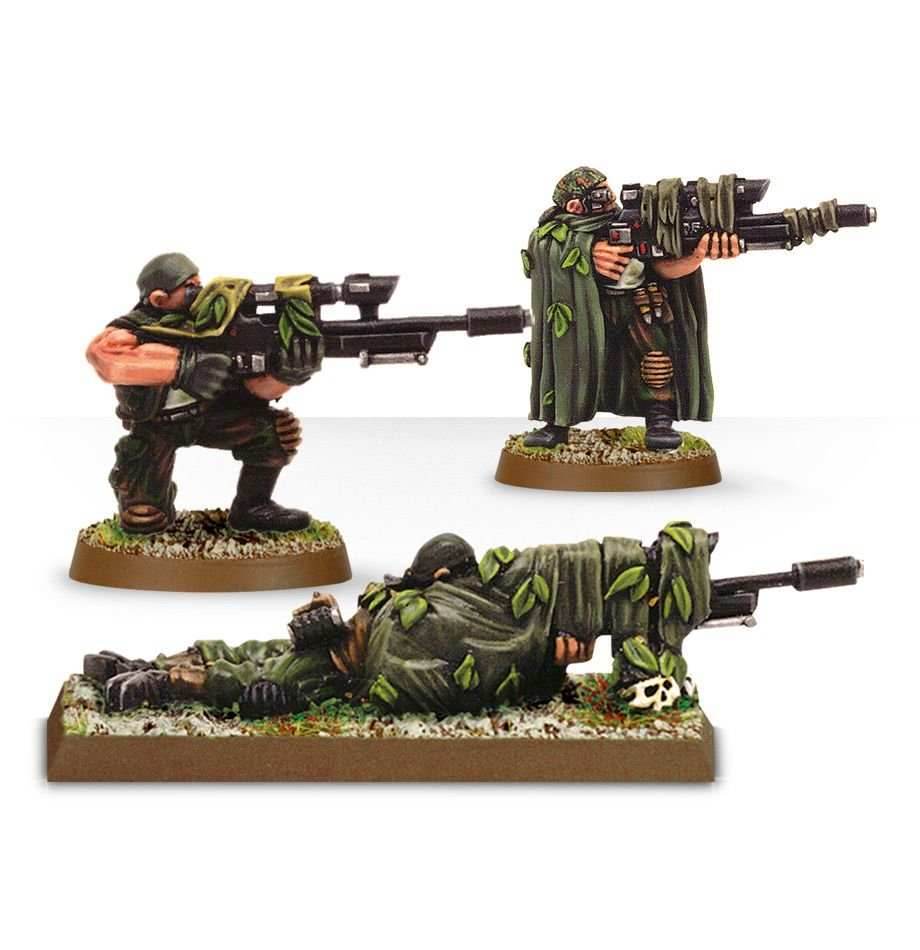 Warhammer 40K: Astra Militarum - Catachan Snipers -