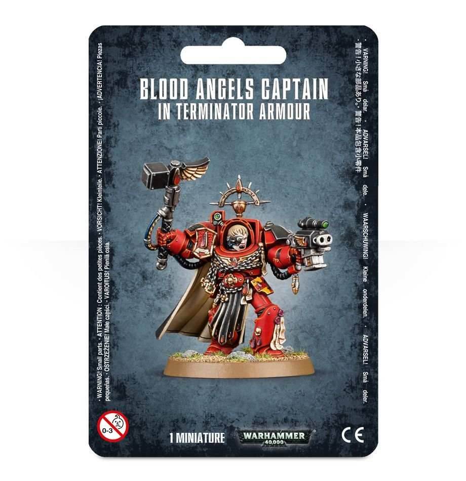 Warhammer 40K: Blood Angels - Captain In Terminator Armour -
