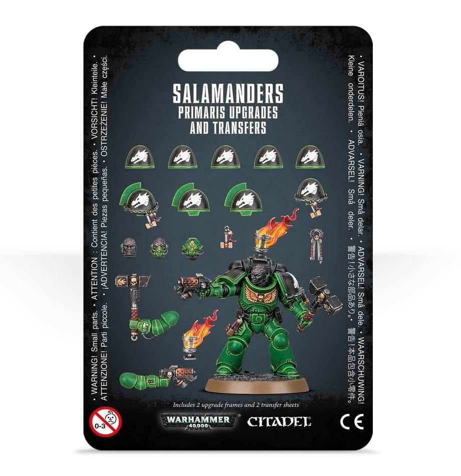 Warhammer 40K: Salamanders - Primaris Upgrades and Transfers -