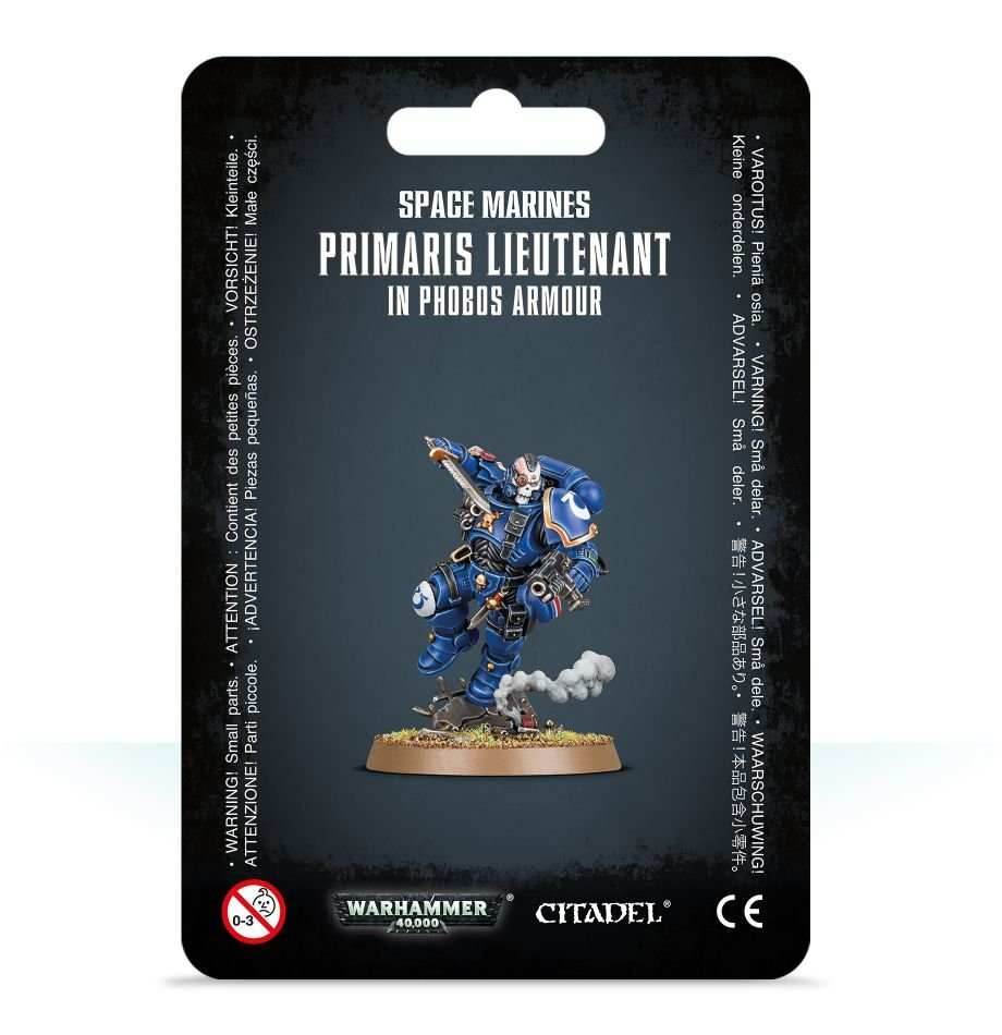 Warhammer 40K: Space Marines - Primaris Lieutenant in Reiver Armour -