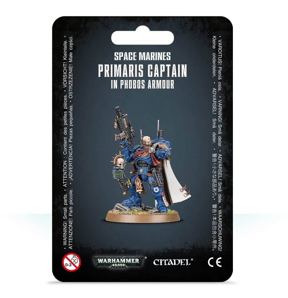 Warhammer 40K: Space Marines - Primaris Captain in Phobos Armour -