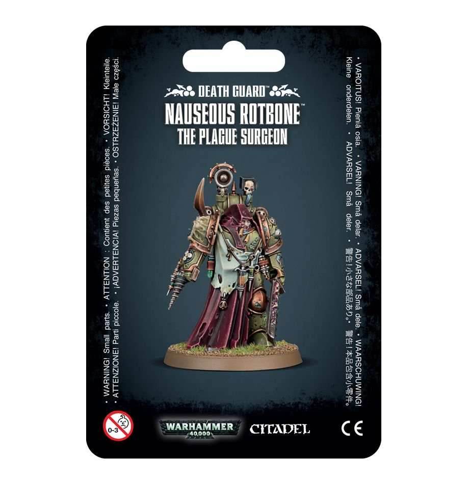 Warhammer 40K: Death Guard - Nauseous Rotbone, the Plague Surgeon -