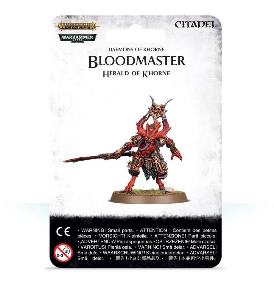 Warhammer 40K: Chaos Daemons - Bloodmaster, Herald of Khorne -