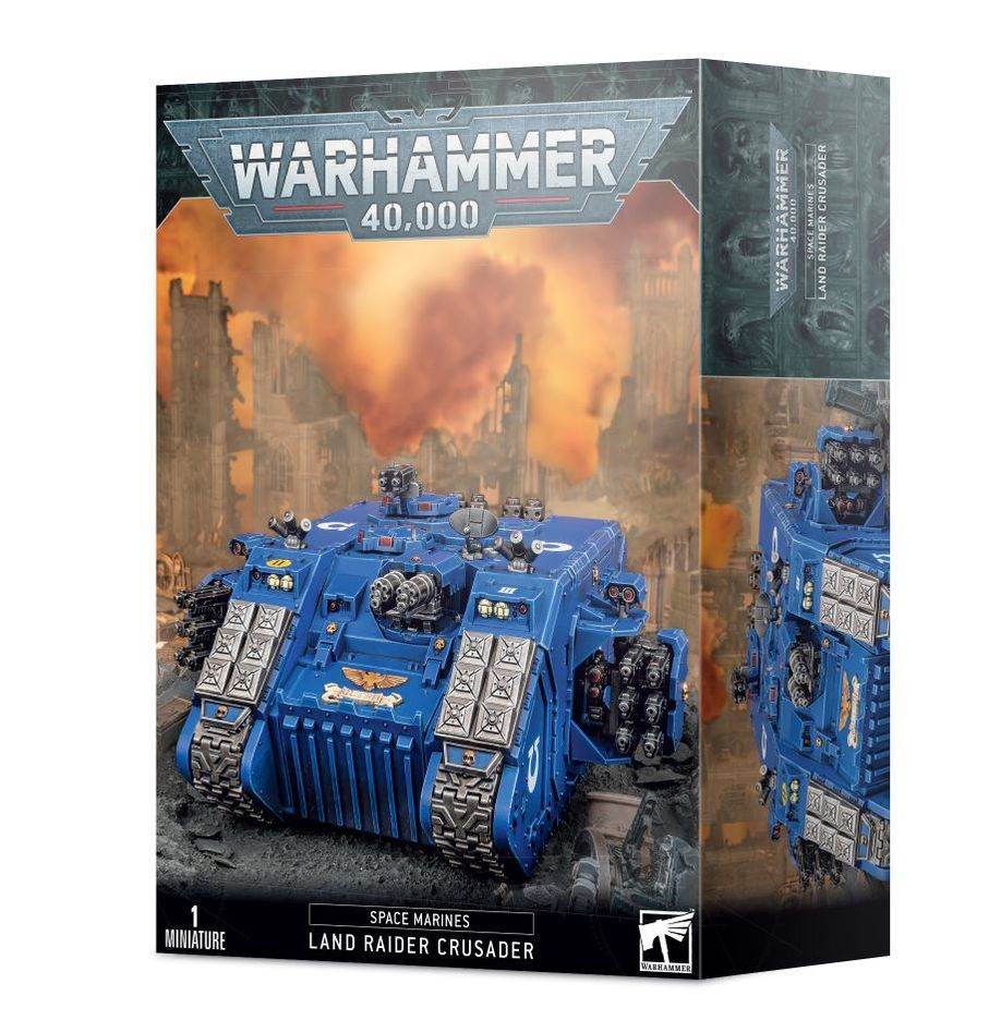 Warhammer 40k Space Marines Land Raider Crusader -