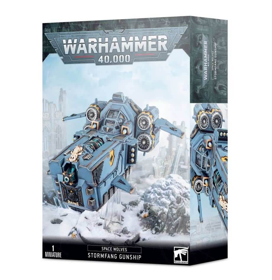 Warhammer 40K: Space Wolves - Stormfang Gunship/Stormwolf Assault Craft -