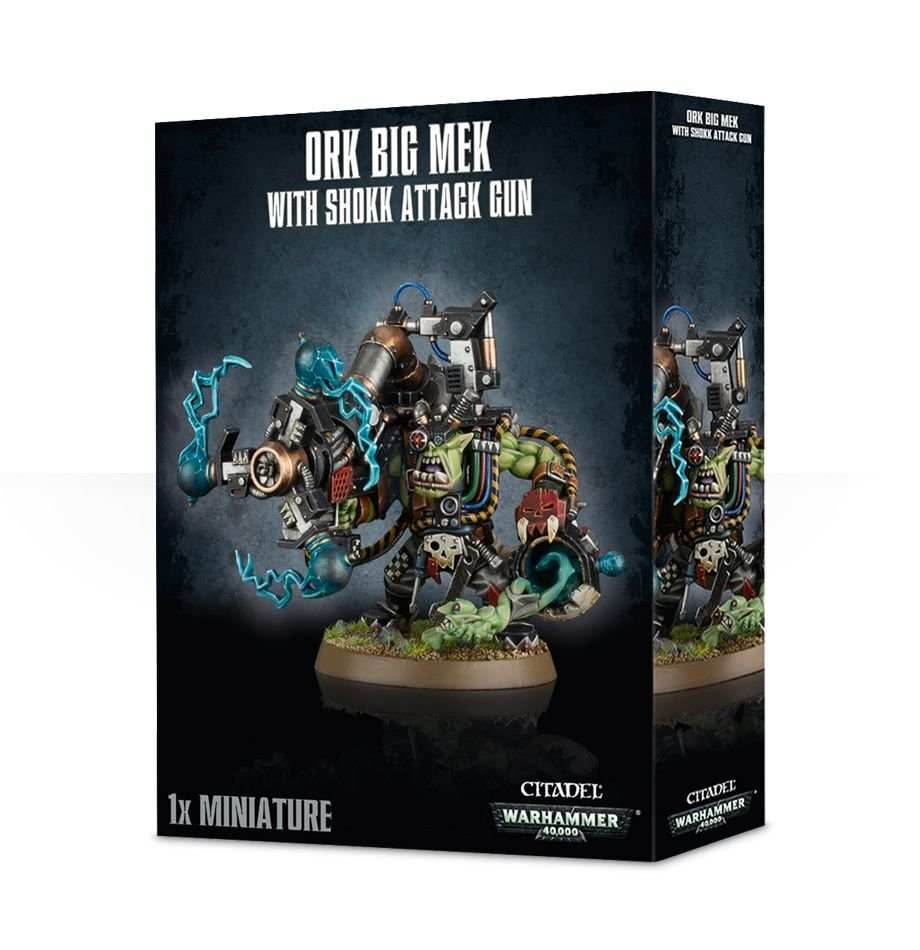 Warhammer 40K: Orks - Big Mek with Shokk Attack Gun -