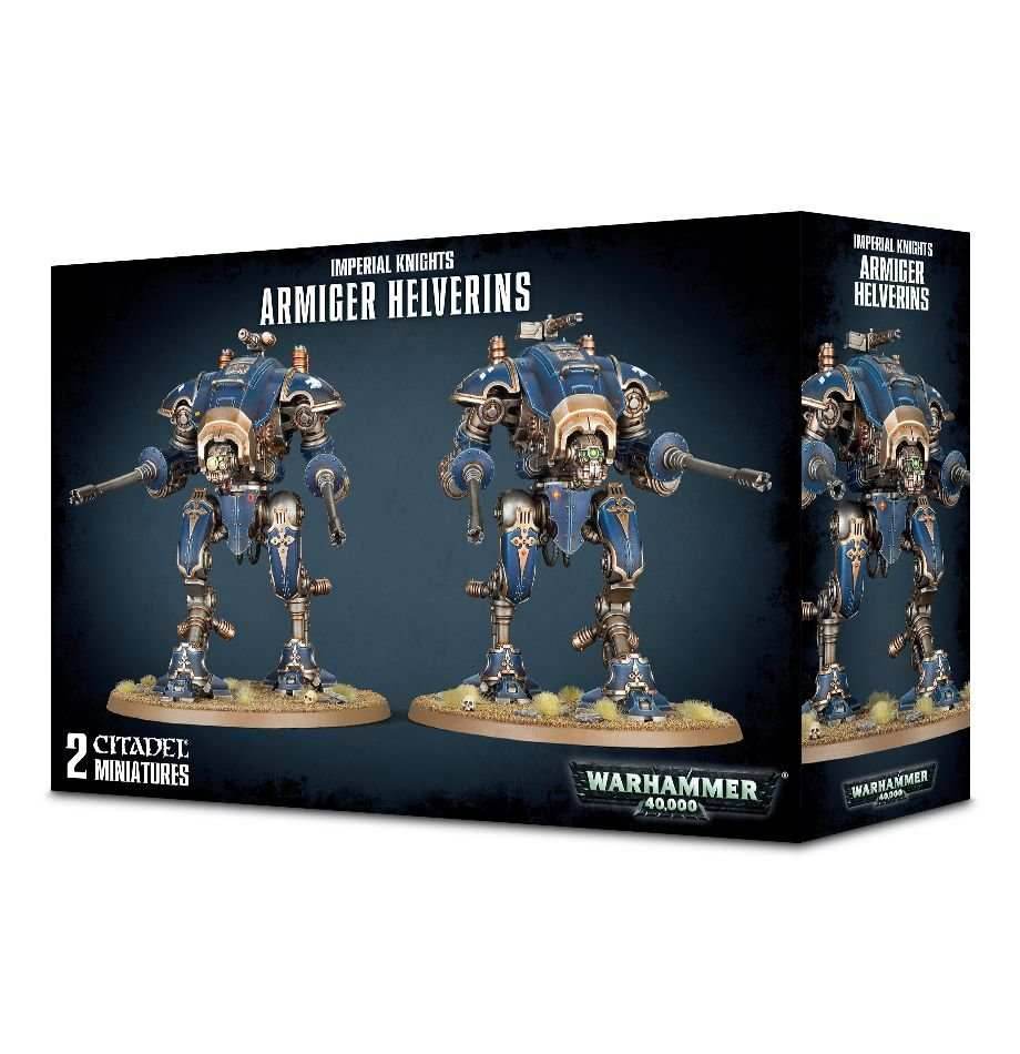 Warhammer 40K: Imperial Knights - Armiger Helverins -