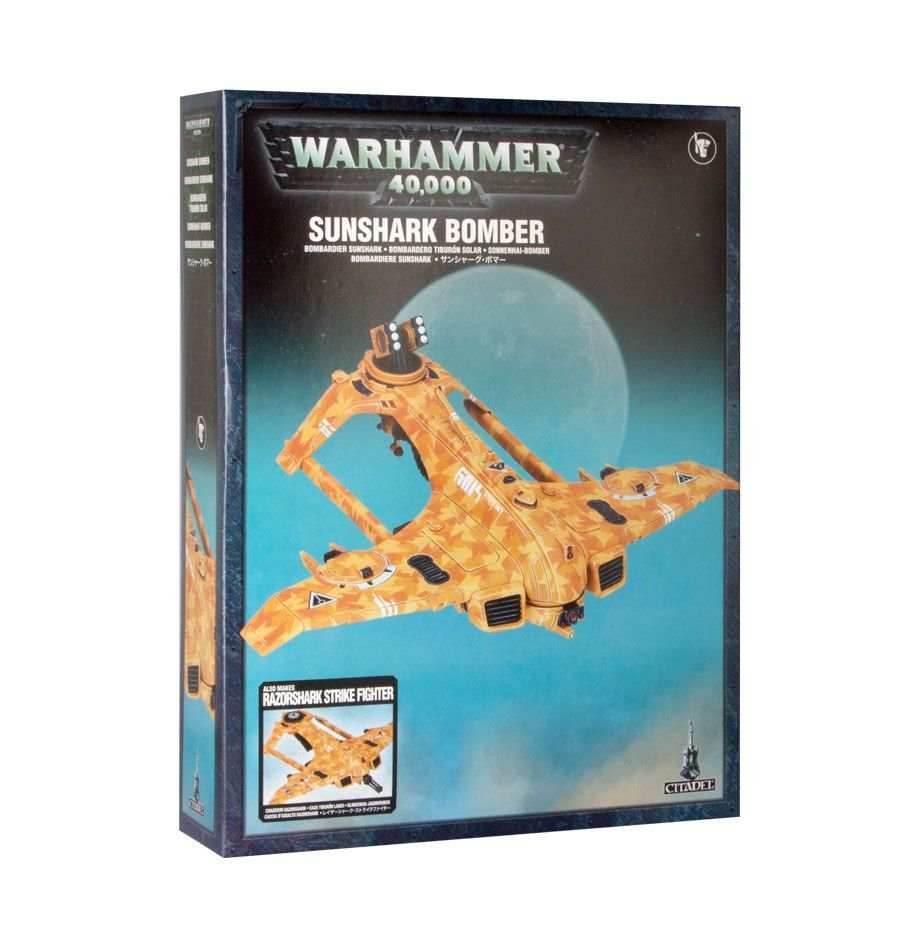 Warhammer 40K: T'au Empire - AX39 Sun Shark Bomber/AX3 Razorshark Strike Fighter -