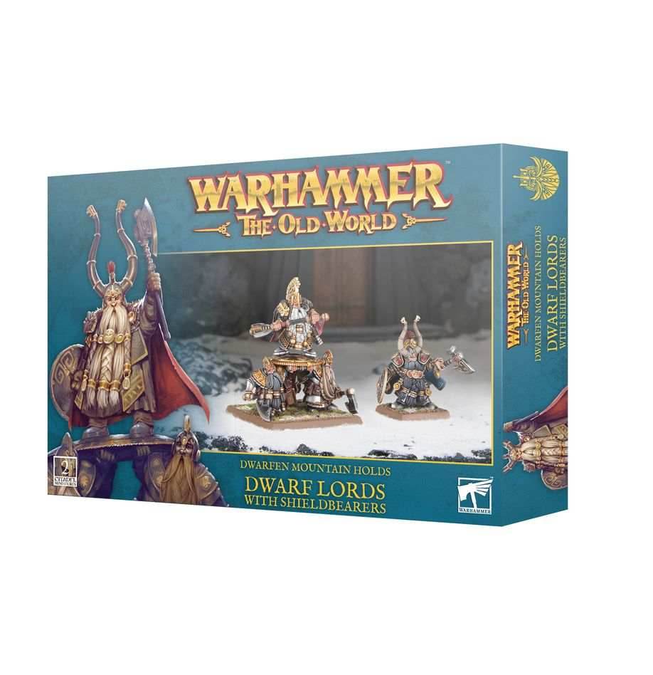 Warhammer: The Old World - Dwarfen Mountain Holds - Dwarf Lords with Shieldbearers -
