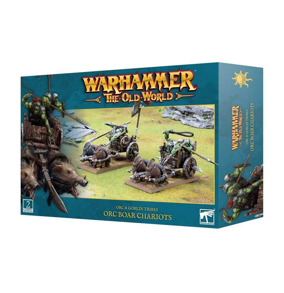 Warhammer: The Old World - Orc & Goblin Tribes - Orc Boar Chariots -