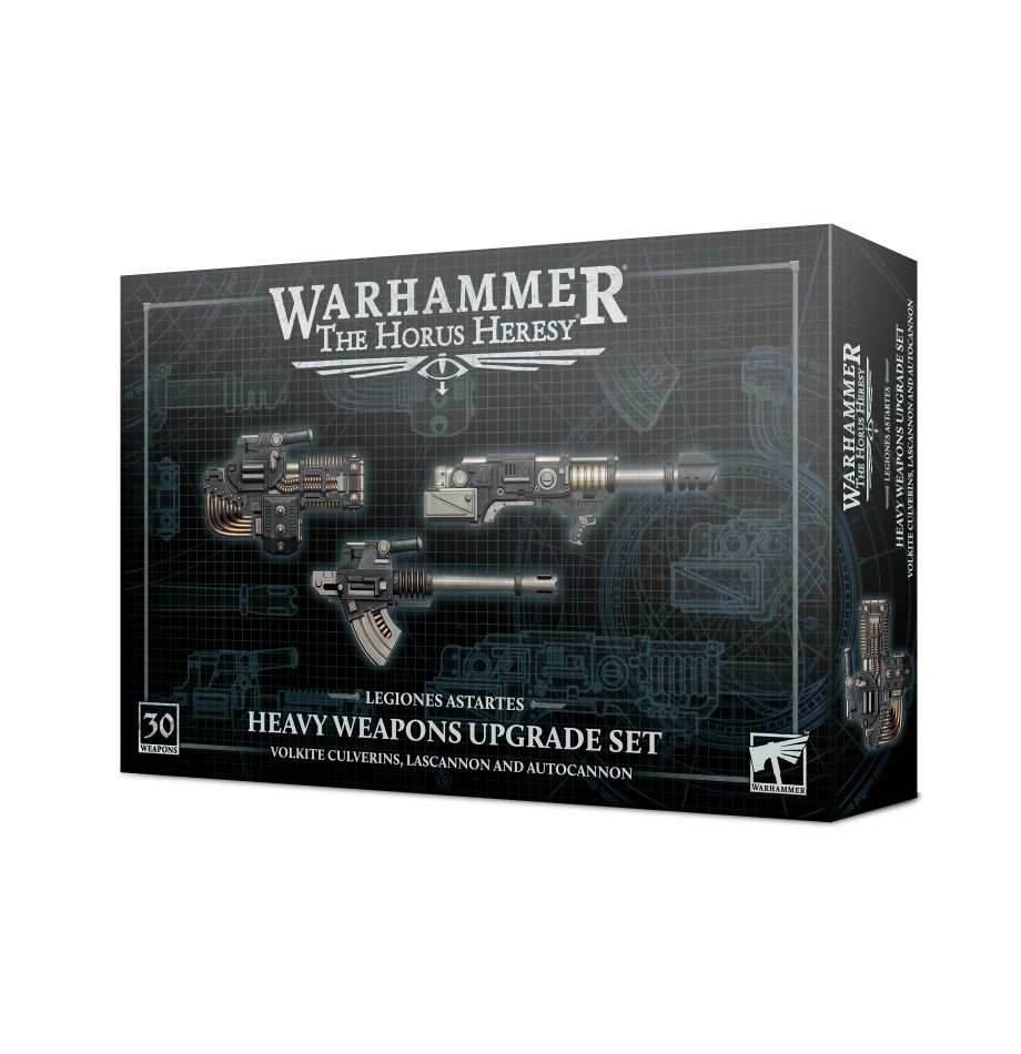 Warhammer: The Horus Heresy - Heavy Weapons Upgrade Set: Volkite Culverins, Lascannons, and Autocannons -