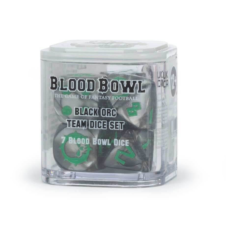 Blood Bowl: Black Orc Team Dice Set -