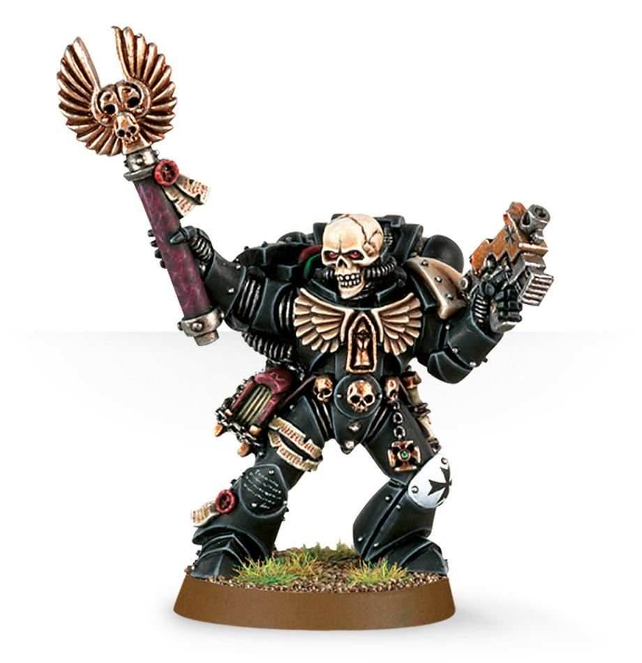 Warhammer 40K: Space Marines - Chaplain with Skull Helmet -