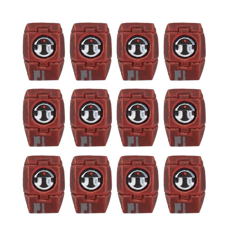 Warhammer 40K: T'au Empire - Farsight Enclave Fire Warriors Shoulder Pads -