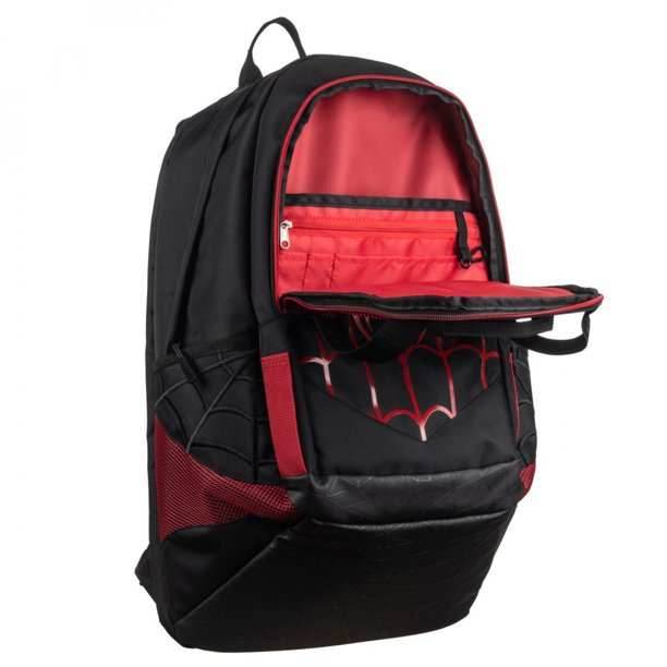 Spiderman Black/Red Laptop Backpack -