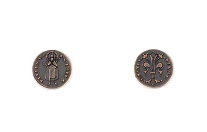Renaissance Themed Gaming Coins - Tiny 15mm (18-Pack) -
