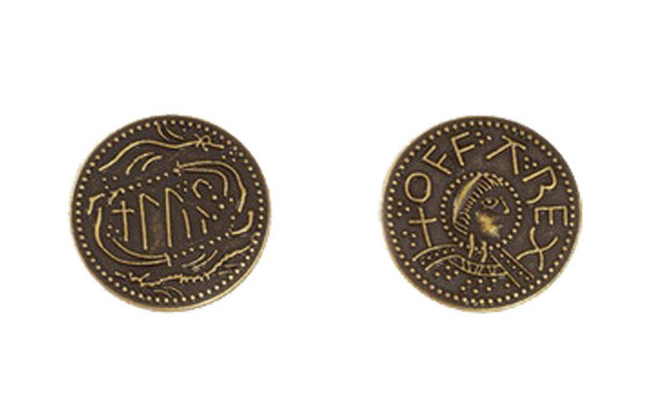 Anglo-Saxon Themed Gaming Coins - Medium 25mm (12-Pack) -