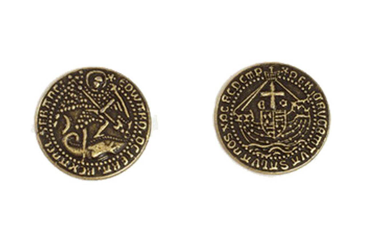 Early English Kings Themed Gaming Coins - Medium 25mm (12-Pack) -