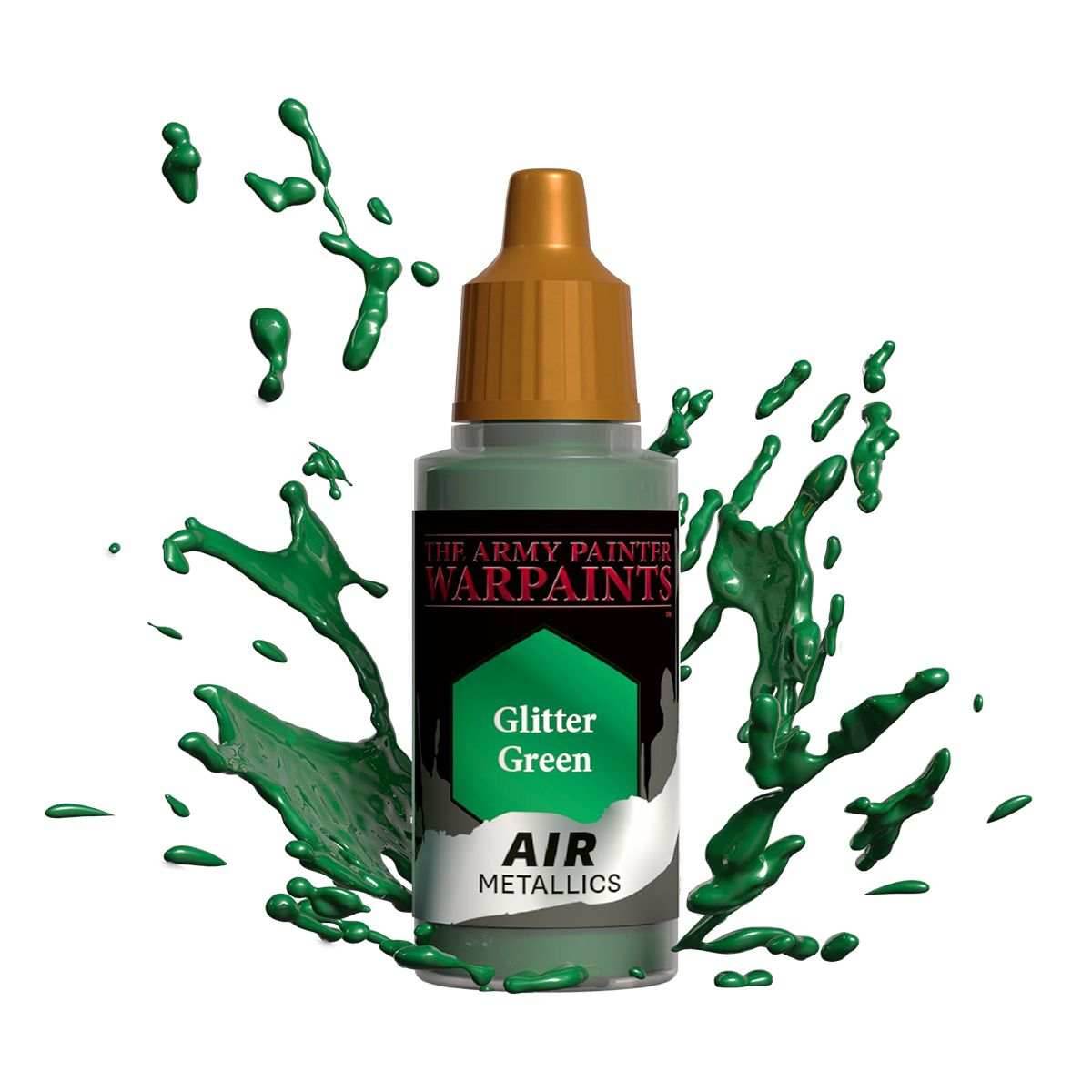 Army Painter Warpaints Air Metallics: Glitter Green 18ml -